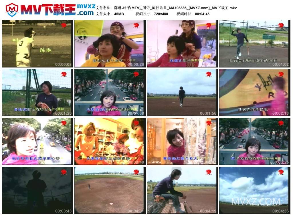 陈琳-叶子(MTV)_国语_流行歌曲_MA108836